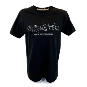 T-shirt “begeesterd door astronomie”